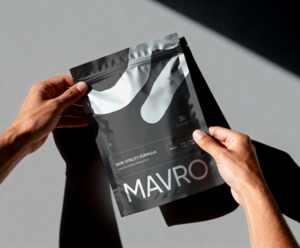 Mavro Vitality Pouch Packaging Design